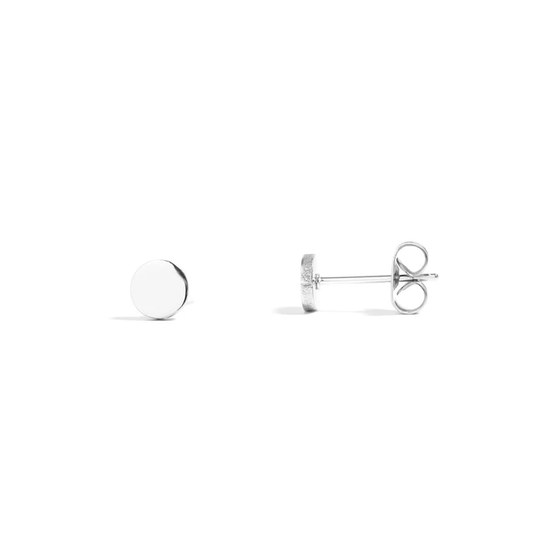 circle stud earring