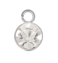 cz circle charm