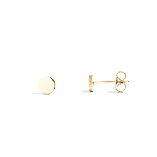 circle stud earring
